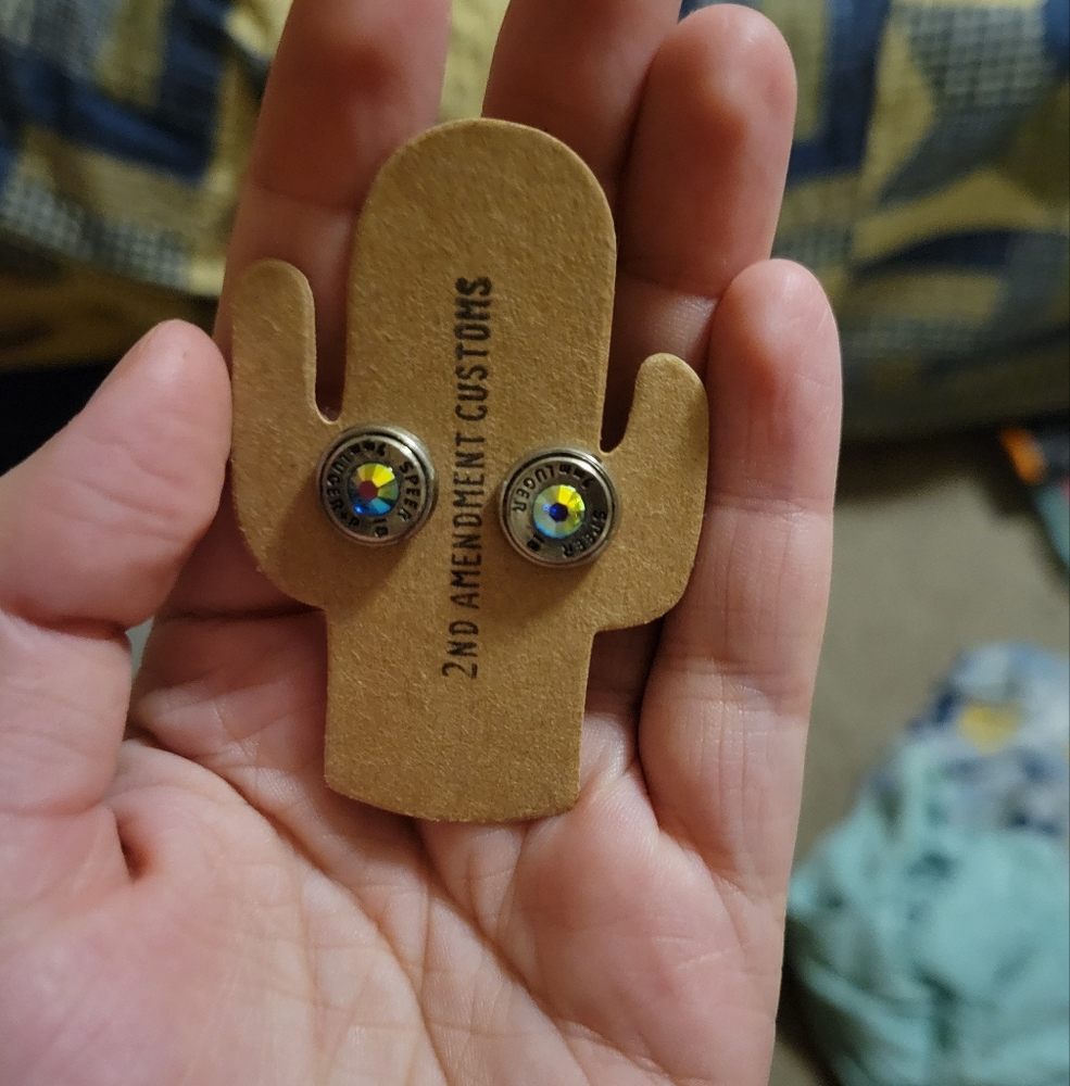 7mm Bullet Earrings